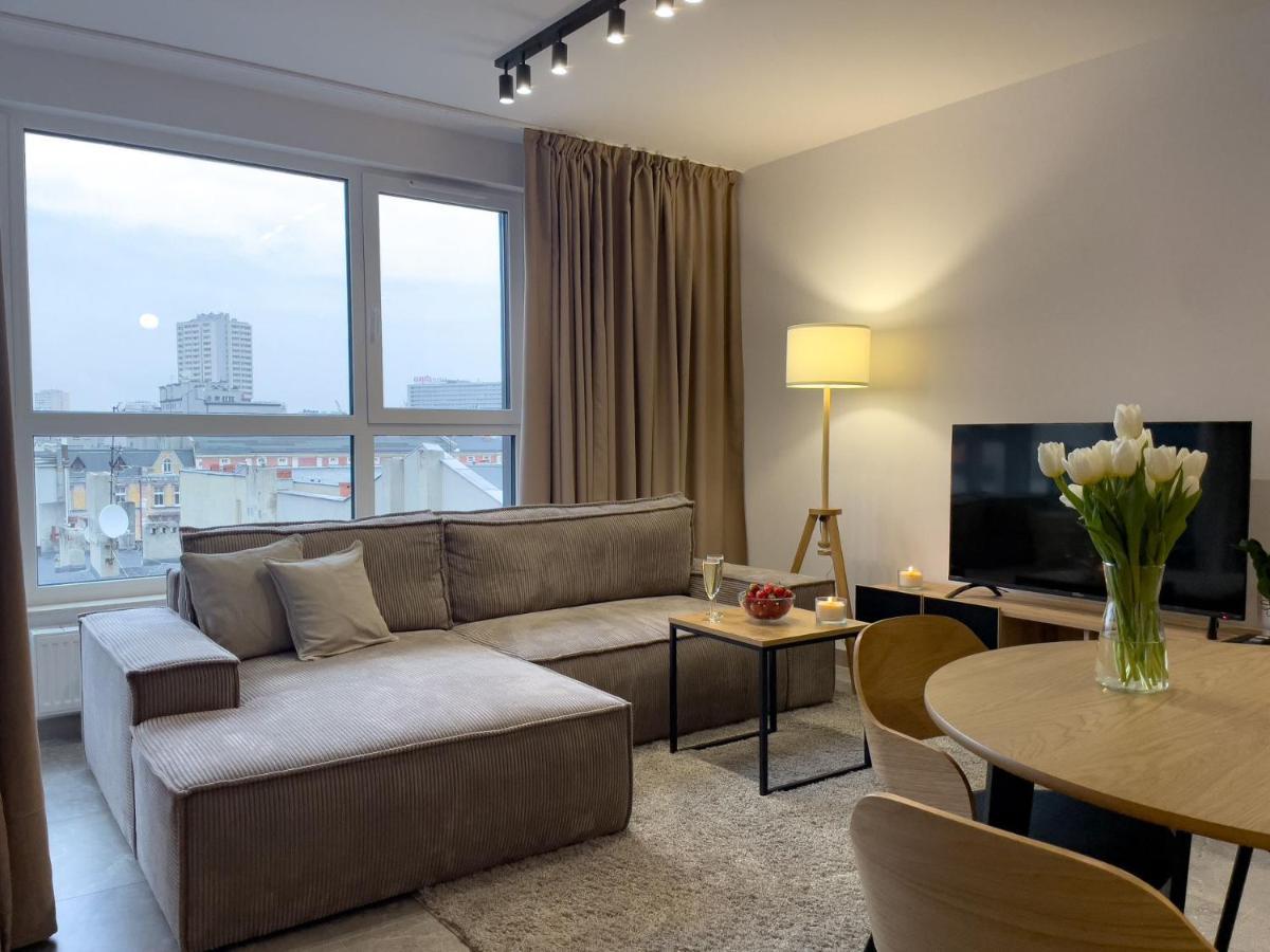 Urban Apartments Premium, Opolska 10 No 90, 2 Free Garages, Self Check-In คาโตวีตเซ ภายนอก รูปภาพ